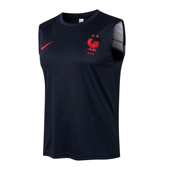 Camiseta Francia Sin Mangas 2022 Negro